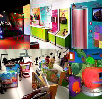 Proyectos diversos de museografía interactiva, en colaboración con Muze-Ludia de proyec