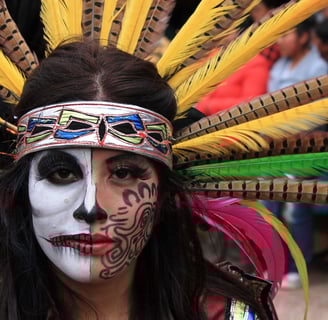 Fotografía de calle, Celebración día de muertos, México
