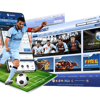 a soccer player is playing soccer on a tablet