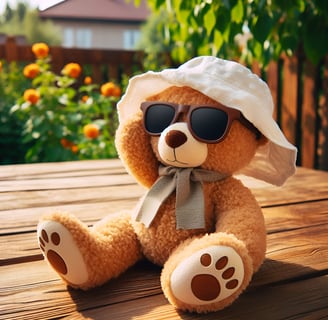 Teddy bear who is hot