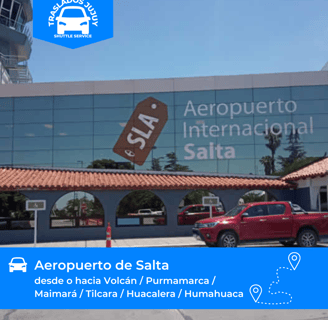 Traslado desde el aeropuerto de Salta