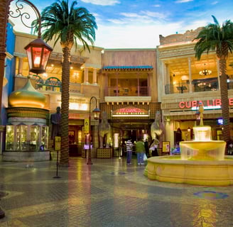 a fountain fountain in a shopping mall