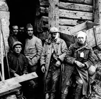 Blessés au Fort de Tavannes