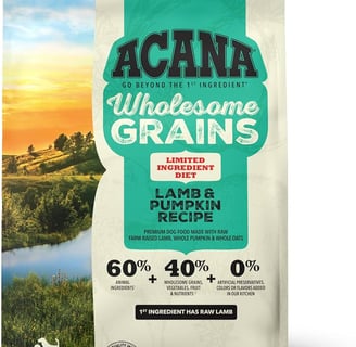 Acana Singles + Wholesome Grains Lamb & Pumpkin dog food