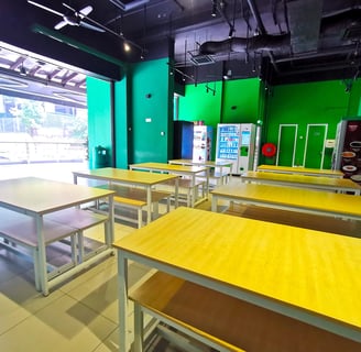 lobby at the front entrance of D28 Damansara