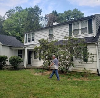 A house after a high-quality siding job