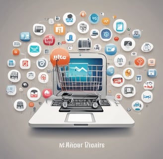 person using laptop computer holding card