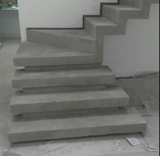 Degraus Cimento Queimado