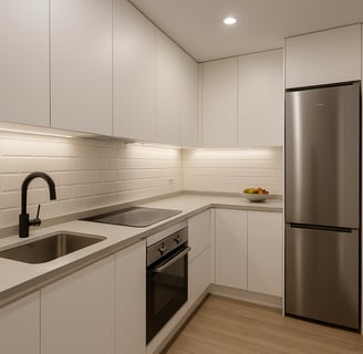 Reforma de cocina pequeña en piso de Barcelona