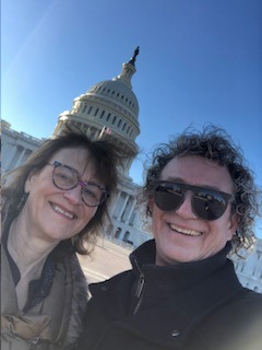 Steve & Int'l Chair Martha McDevitt-Pugh in DC