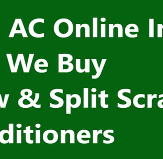Sell Old AC Online In Noida - We Buy Window & Split Scrap Air Conditioners