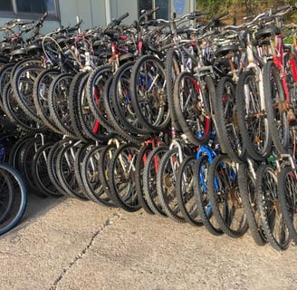 used bicycles prepared for export to Afghanistan from Korea – MAJ TRADING CO LTD