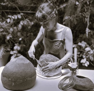 Wabi Sabi Paper Mache Interior Desin