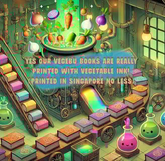 Magical vegetable ink printing press of The Rabbit's Secret Stories
