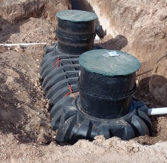 risers-for-infiltrater septic-tank