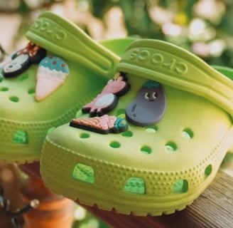 Footwear with Popular Crocs Charms