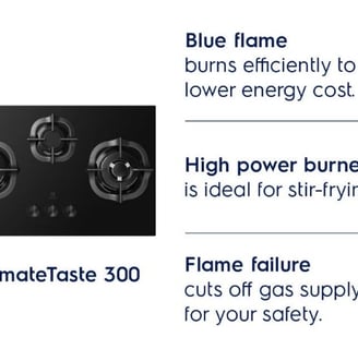 Electrolux UltimateTaste 300 Gas Hob