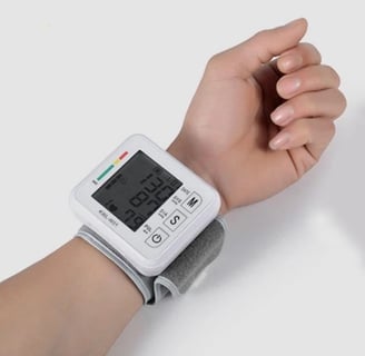 wrist mount blood pressure machine