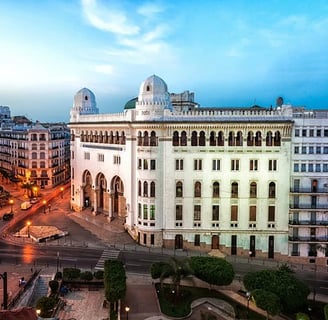 Alger Algiers a city center - street scene