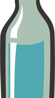 Garrafa CollBean - reservatório de receita 