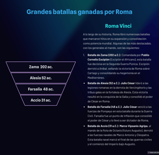 grandes batallas ganadas por Roma