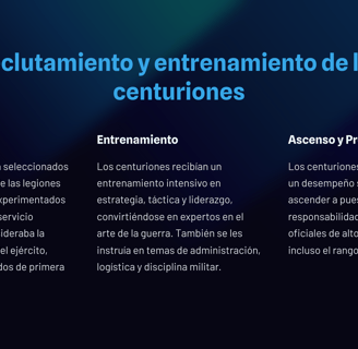reclutamiento de los centuriones