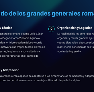 legado de los grandes generales romanos