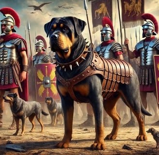perro de guerra romano