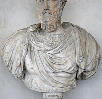 busto emperador pertinax