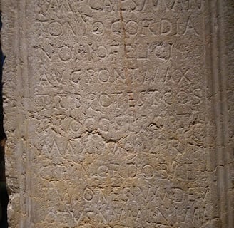 pedestal Gordiano III