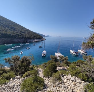 Mittelmeer Ankerplatz Kroatien