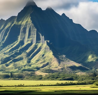 Hawaii's scenic mountain peaks