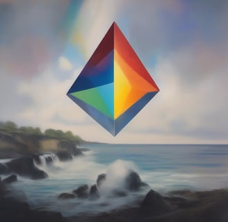 Image of a prism generated by Stable Diffusion XL