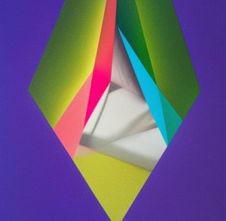 Image of a prism generated by Stable Diffusion 1.5