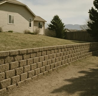 retaining wall colorado springs