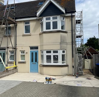 the same house before spraying by Rupert De La Mare