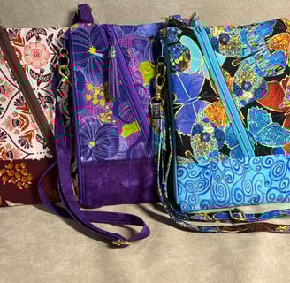 colorful small wristlets