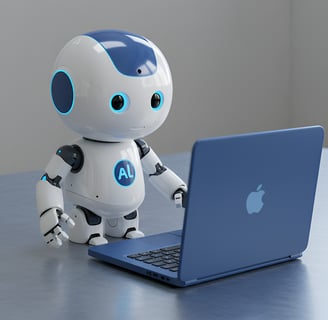 a robot that is sitting on a table