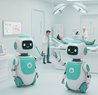 a robot - like robot - like robot with a doctor