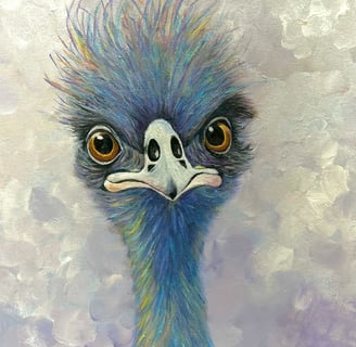 Crazy Coloured Emu