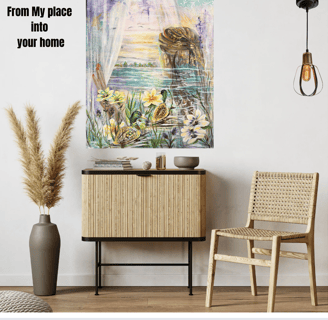 nature paintings for lakehomes and cabins