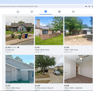Facebook es otro sitio donde puedes buscar vivienda tanto en Marketplace como en grupos.