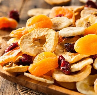 Fruta deshidratada