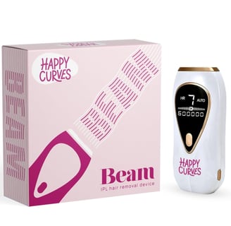 the beam happy curves light hair removal IPL technology 