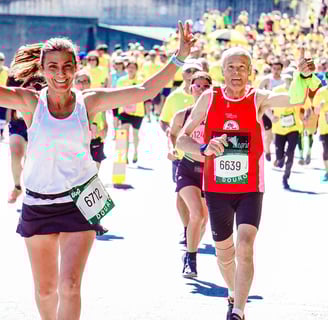 Marathon Zieleinlauf