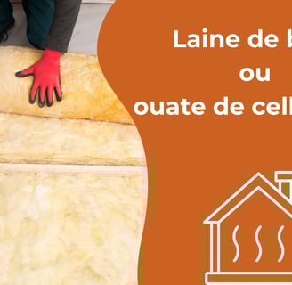 Laine de bois ou ouate de cellulose