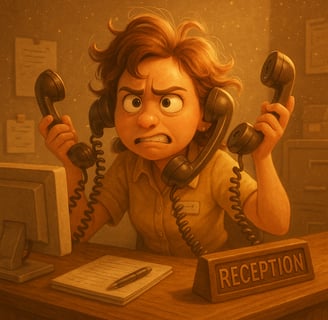 Overwhelmed Customer Support administrator