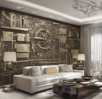 Bright living room with modern inventory