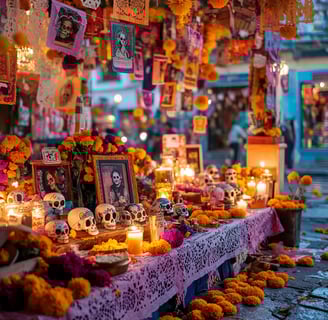 Day of the Dead image in Mexico