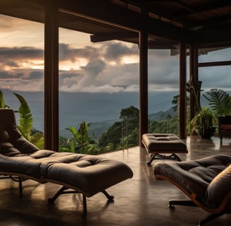 interior of a vacation rental in Costa Rica